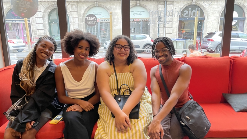 Students in paris 